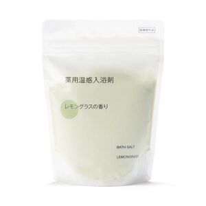 MUJI Medicinal Warming Bath Salts Lemongrass scent 360g onsen new made in Japan